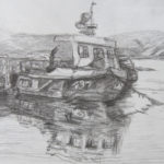 Fischerboot Zeichnung